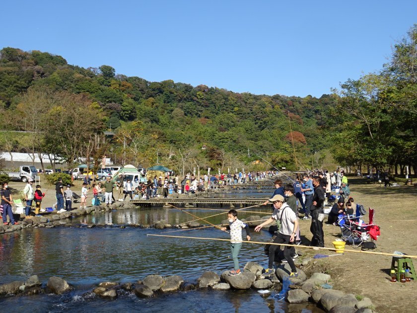 マス釣場