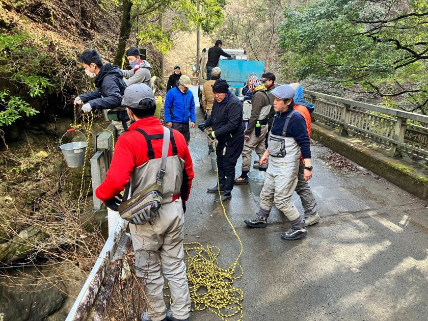 豊かな河川は