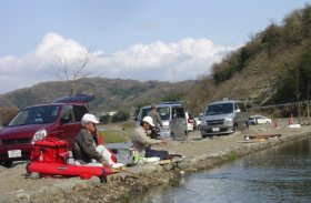 写真：中津川ヘラ釣り場